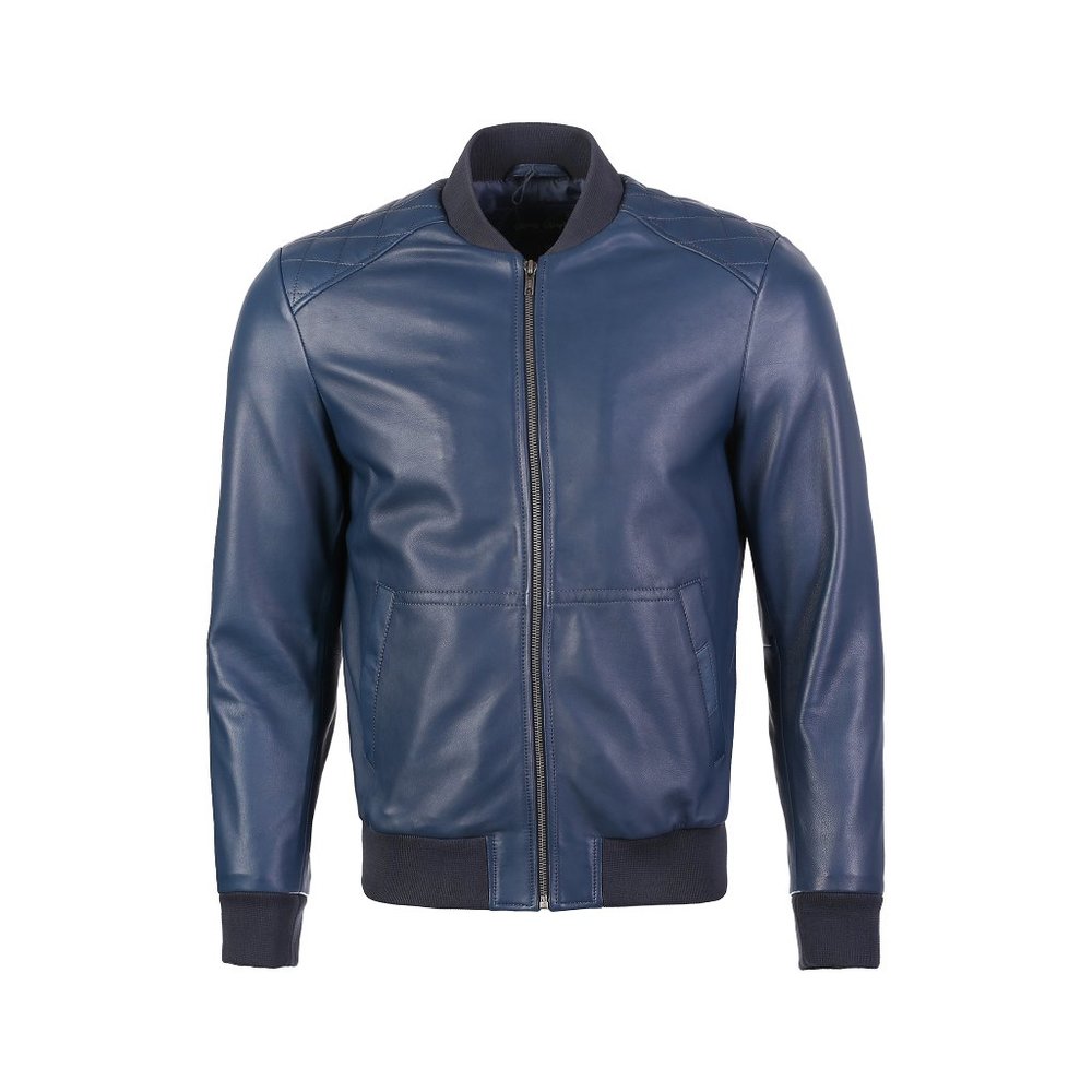 GREER MENS WAX FINISH SHEEP LEATHER JACKET